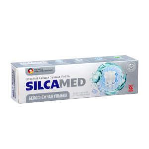 Зубная паста SILCAMED Белоснежная улыбка 110г 24шт