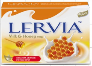 Мыло Молочное LERVIA Honey 90г 6шт 72ящ