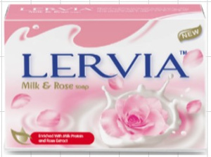 Мыло Молочное LERVIA Rose 90г 6шт 72ящ