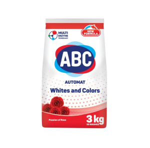 Стиральный порошок автомат для цветного белья ABC 3кг