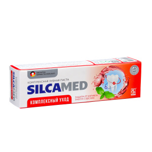 Зубная паста SILCAMED Комплексный уход 110г 24шт