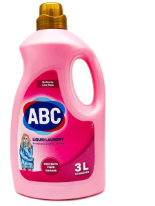 Гель ABC для стирки цветного белья деликатных тканей и шерсти 3л 6шт