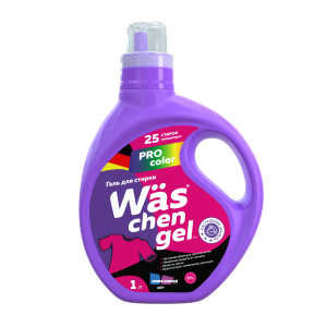 Гель для стирки цветного белья Wäs chen gel Color 1л 12шт