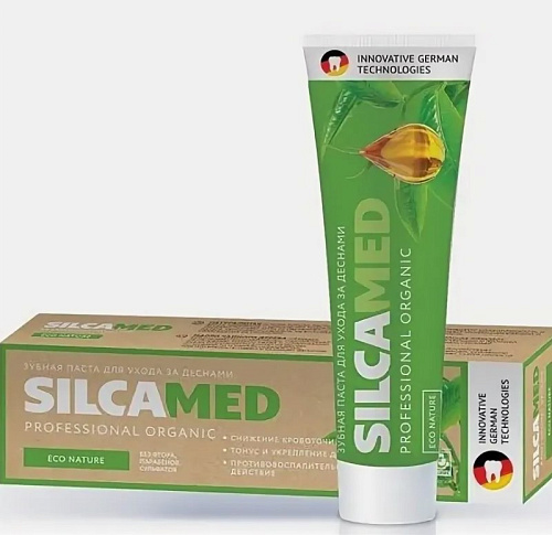 Зубная паста SILCAMED ECO NATURE 130г 24шт