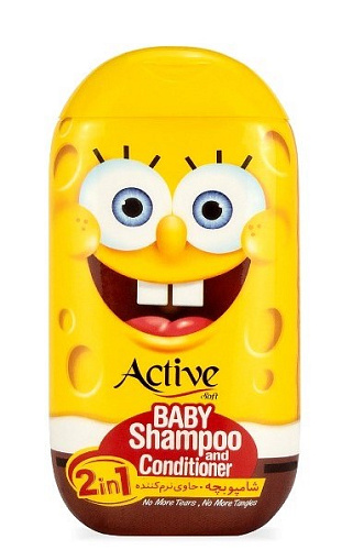Детский шампунь+кондиционер 2в1 Active Sponge Bob 280мл 12шт