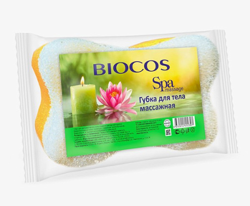 Губка для тела массажная Biocos 30шт