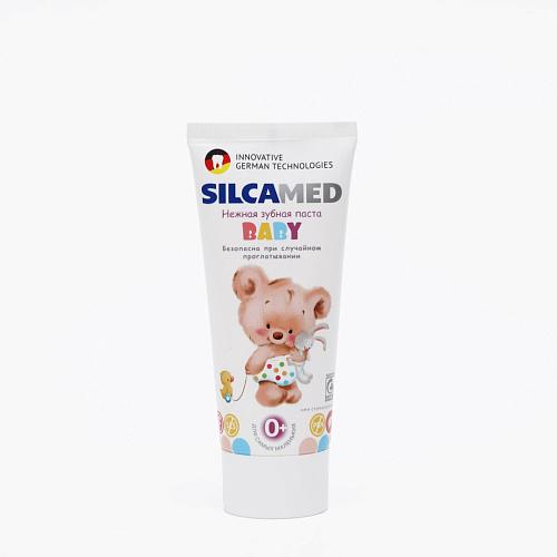 Зубная паста SILCAMED Детская BABY 0+ 65г 24шт