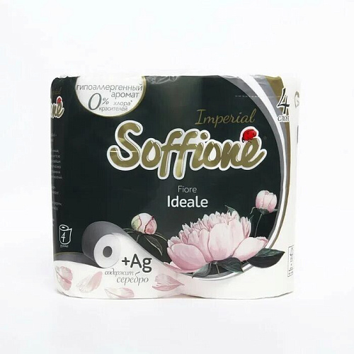 Т.Бумага Soffione 5сл 4рул 16бл в уп 