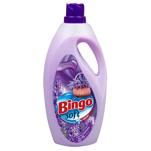 Bingo Кондиционер для белья SOFT LAVENDER WIND 3л 6ящ