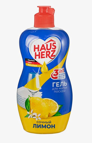 Гель для мытья посуды HAUS HERZ 450мл 12ящ
